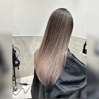 ロング バレイヤージュ修正 Yusukeのヘアスタイル
