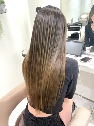 ロング カラー 大宮/バレイヤージュ 髪質改善/澤田隆誠のヘアスタイル