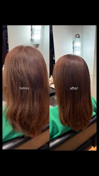セミロング nagomi /学芸大学のヘアスタイル