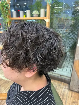 パーマ メンズ 🐰K+Plus🐰 まゆ🐰のヘアスタイル