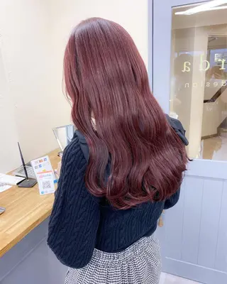 ミディアム カラー レイヤー暖色カラー 池袋Yamamotoのヘアスタイル