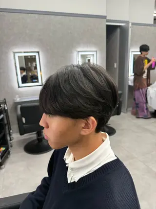 ショート カラー パーマ メンズ メンズ特化 👑YUTAのヘアスタイル