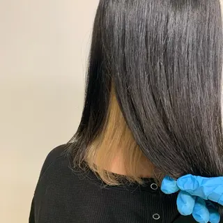 ミディアム カラー NANAMI🩵 大人可愛い韓国ヘアのヘアスタイル
