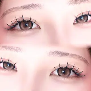 マツエク・マツパ ｡ꕤ°₊sakura 束感まつ毛‎⊹𓈒✿のマツエク・マツパデザイン