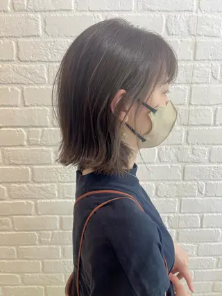 ショート カラー パーマ ナカ ヒサシのヘアスタイル