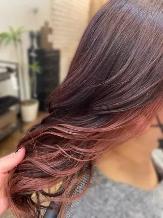 ロング カラー 💎ブリーチ💎 カラー💎okadaのヘアスタイル