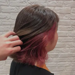 ミディアム 反橋 聖のヘアスタイル