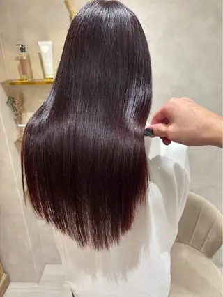 ロング 高槻No. 1美髪 矯正🫧/中本輝人のヘアスタイル
