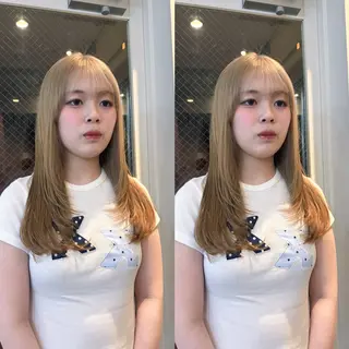カラー Kurumi🌙韓国 レイヤー/艶感カラーのヘアスタイル