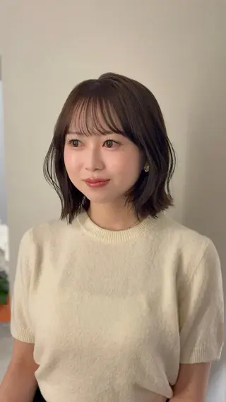 ショート 🤍韓国ヘア/ かえで🤍のヘアスタイル