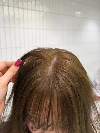 ロング Rin🪷ネイル/ 透明感ヘアカラーのネイルデザイン