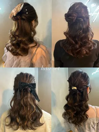 ヘアアレンジ 佐伯 桃のヘアスタイル