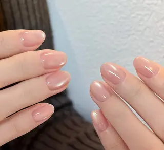 ネイル By moonネイル 🌷ワンホン/韓国風のネイルデザイン