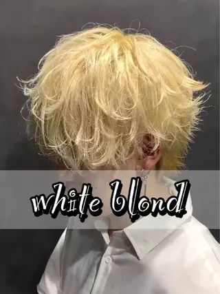 ショート カラー メンズ 🫧透明感カラー🫧 艶髪🫧韓国ヘアのヘアスタイル