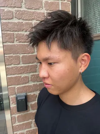 ショート メンズ 久木原 ゆりのヘアスタイル