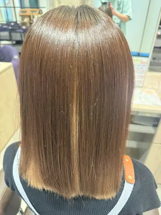 ミディアム 福島 望のヘアスタイル