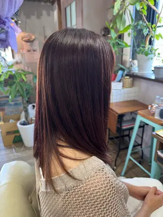 ロング カラー 今井 里美のヘアスタイル