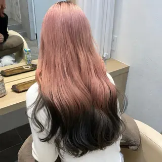 ロング カラー 柔らかいbeige ¦韓国¦🩰マユ🩰のヘアスタイル