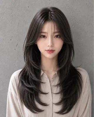 セミロング カラー 🌫️大人韓国ヘア 🌫️naoyaのヘアスタイル