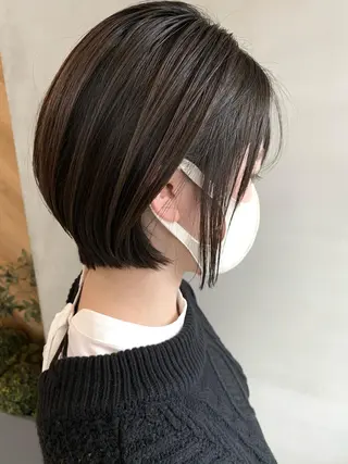 ショート カラー ヘアアレンジ ネイル マツエク・マツパ 夜23時まで予約🉑 reverieあきらのヘアスタイル