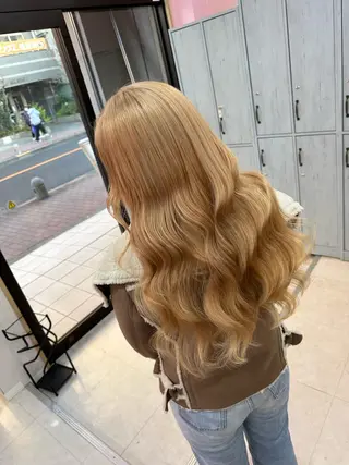 ロング カラー 町田ブリーチ特化 MANATOのヘアスタイル