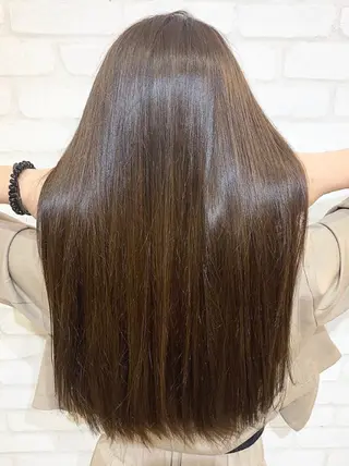 ロング 🥣ケアブリーチカ ラーTakato🥛のヘアスタイル