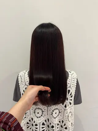 ロング パーマ ramphy 柴原 夢奈のヘアスタイル