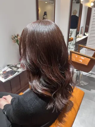 ミディアム カラー 💠urara opus💠🩵のヘアスタイル