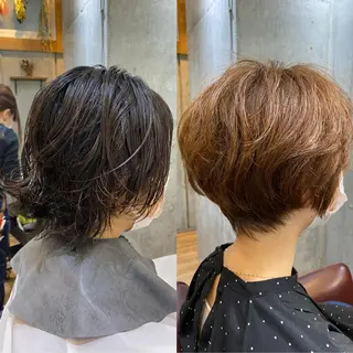 ショート カラー 増山 大起のヘアスタイル