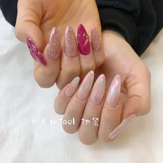 ロング ネイルJaol 池袋のネイルデザイン