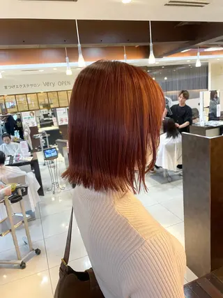 セミロング カラー 🤎韓国ヘア ベージュ まゆか🤎のヘアスタイル