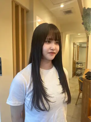 ロング カラー haruna🌼 暖色♡透明感カラー♡のヘアスタイル