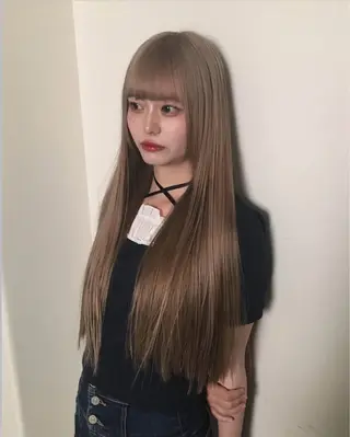 ロング Hanaka🪷 ニュアンス×レイヤーのヘアスタイル
