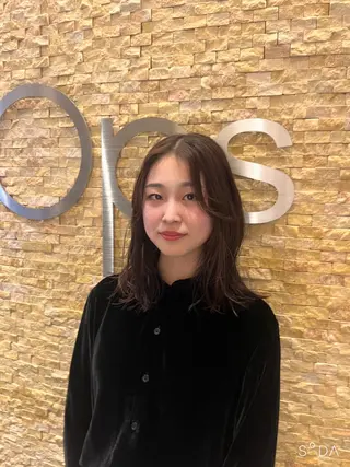 盛れる顔周り✨韓国式 レイヤーkanatoのヘアスタイル