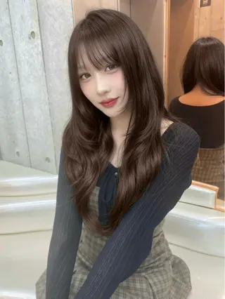 ロング 髪質改善/はるみ🌙 赤み消しカラーのヘアスタイル