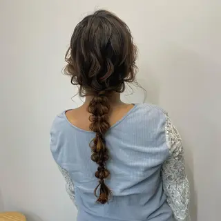 ロング ヘアアレンジ エクステモデル募集 💗大阪梅田/川上のヘアスタイル