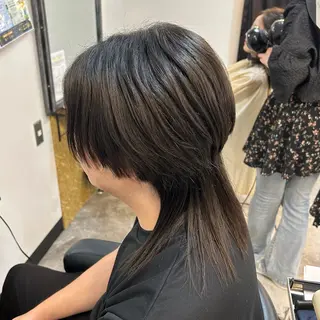 ミディアム メンズ レディースモデル募集 中✂️✨️つばさ✈️のヘアスタイル