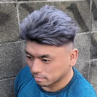 カラー メンズ CUFFIA💈 天王寺メンズバーバーのヘアスタイル