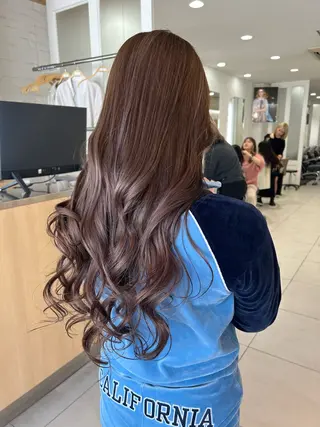 ロング カラー ハイトーン/メンズ 水野翔太のヘアスタイル