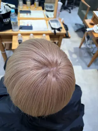 ショート カラー メンズ カラー🥣✨️/ デザインネイル/ミクのヘアスタイル