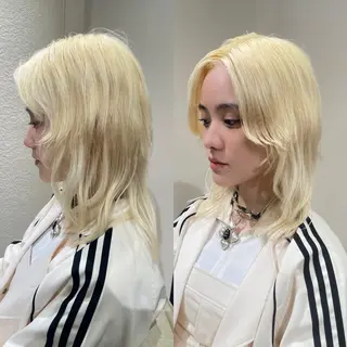 ミディアム ヘアアレンジ 🦋美髪/エクステ 🦋アベイクミのヘアスタイル