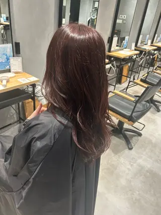 ロング カラー aletta honoのヘアスタイル