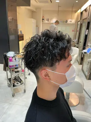パーマ メンズ 優真/難波で 1番パーマが上手いのヘアスタイル