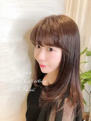 ミディアム カラー ヘアアレンジ UNIX N.horiiのその他イメージ
