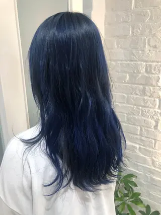 ロング カラー ハイトーン/メンズ 水野翔太のヘアスタイル