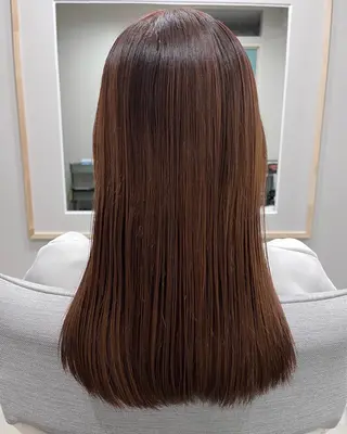 ロング カラー liL hair サトウリョウタのヘアスタイル