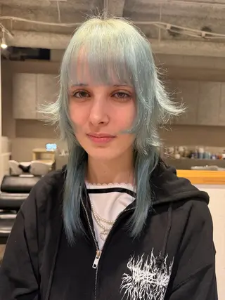 ロング カラー 渚音 nanoのヘアスタイル