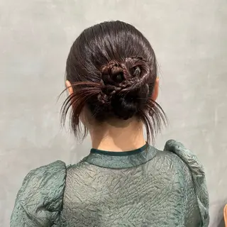 ヘアアレンジ 透明感カラー🫧 ✴︎meiのヘアスタイル