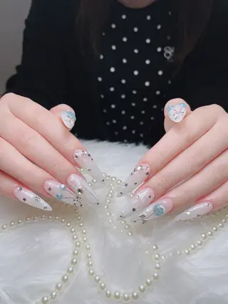 ネイル Sora nail 長さ出し専門店のネイルデザイン