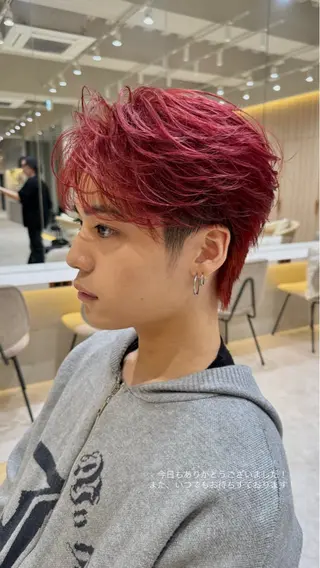 ショート メンズ 大人メンズパーマ メンズ特化 萱原大幹のヘアスタイル
